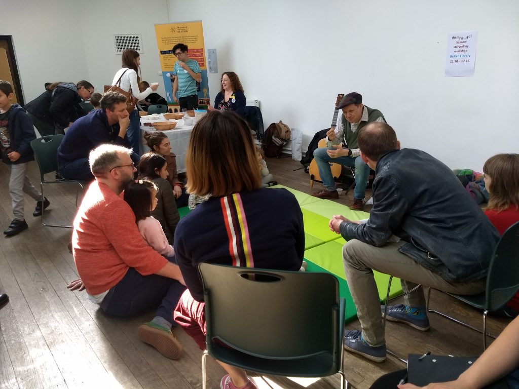 Story telling at Conway Hall Fun Palace 2019 British Library