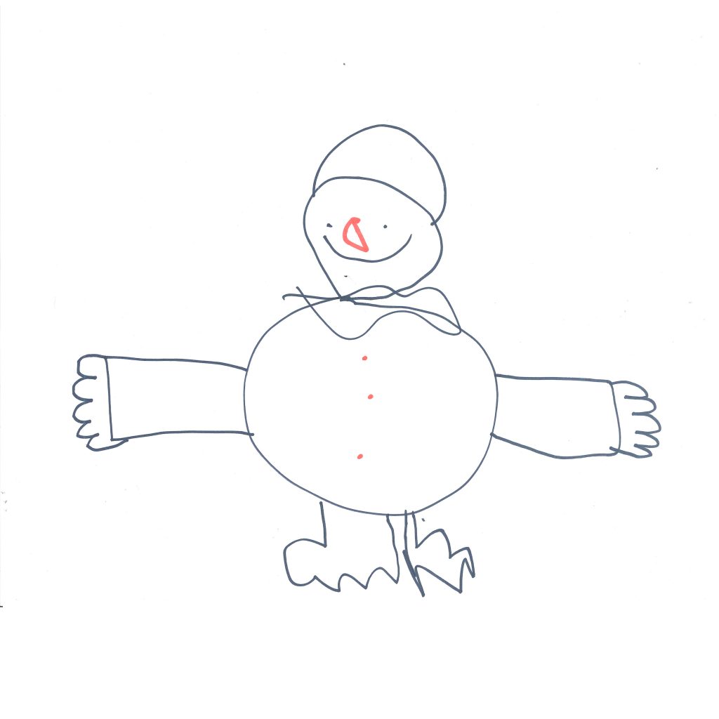 HCA Snowman Christmas Card 